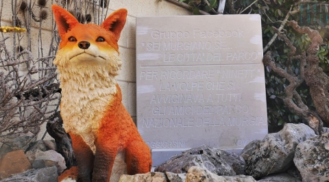 Una statua in onore di "Ninett": la volpe che è stata amata da tutta Poggiorsini